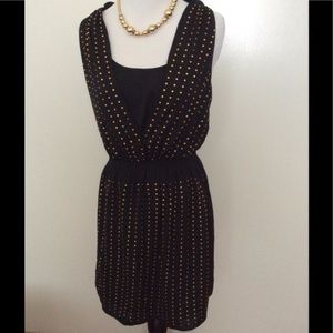 LBD ❤️gold embellished sexy dress